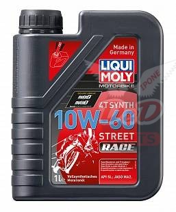 Liqui Moly Motorbike 4T Synth Street Race 10W-60 1л (Синтетическое)